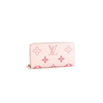 LOUIS VUITTON ZIPPY WALLET BICOLOR MONOGRAM EMPREINTE GIANT M80481 (19.5*10.5*2.5cm)